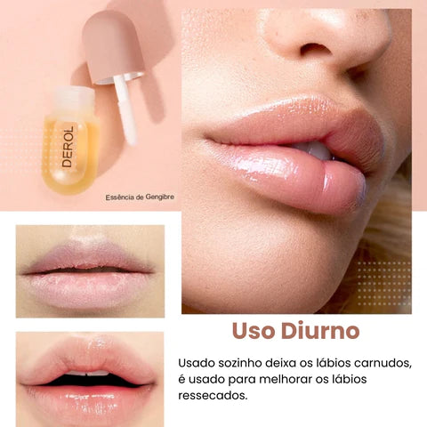 DEROL™ - Cuidado e Preenchimento Labial Natural (PAGUE 1 LEVE 2)