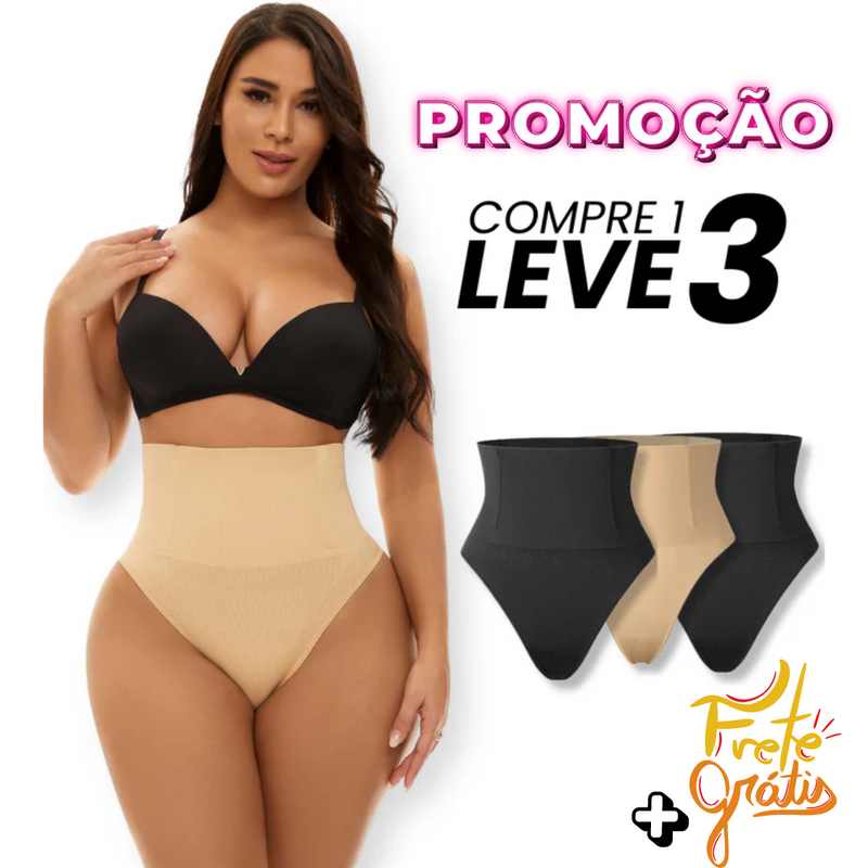 Calcinha Modeladora Slim Shape - Compre 1 e Leve 3