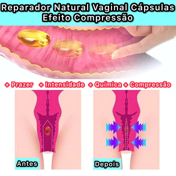 VagiComprex 6 Em 1 - Cápsulas 100% Naturais Efeito Compressão