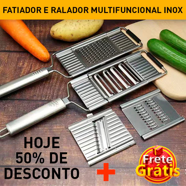 Ralador e Fatiador RalaMAX® - Compre 1 Leve 3  + BRINDE EXCLUSIVO