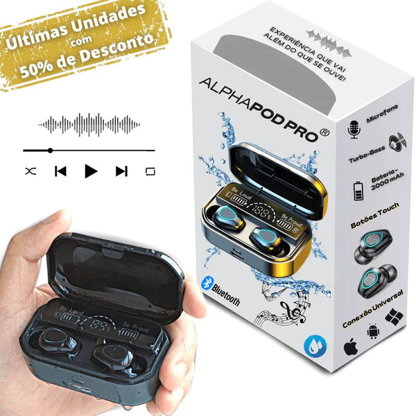 AlfaPods Pro Bluetooth À Prova D’água®